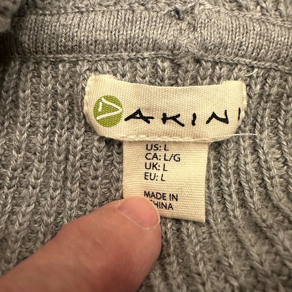 Akini Anthro long hooded sweater tunic - Picture 4 of 5